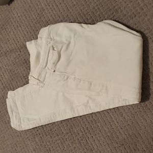 Loft modern skinny size 4 white jeans